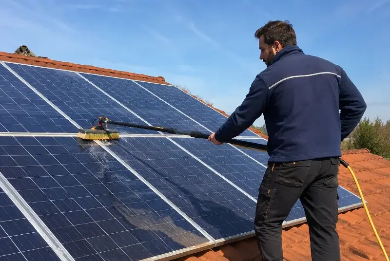 Nettoyage et entretien de panneaux solaires à Dompierre-sur-Chalaronne